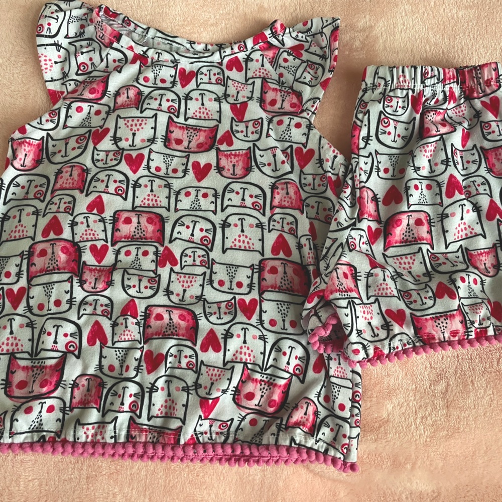 Gymboree Girls pajama set size S (5/6)